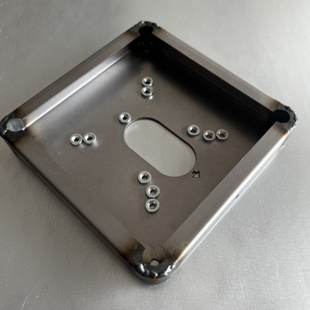 Op maat gemaakte lasplaatfabricage Zware metalen onderdelen