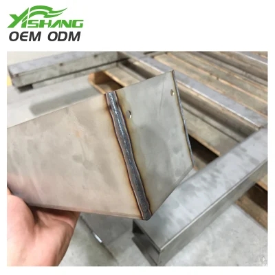 Aangepaste metaalproductie 304 geborsteld roestvrij staal metalen lasbeugel